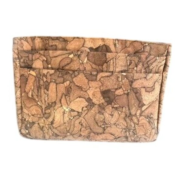 Dzolik Cork Messenger/Computer Bag Adjustable Strap Six Zip Pockets Vegan Unisex - Picture 4 of 6